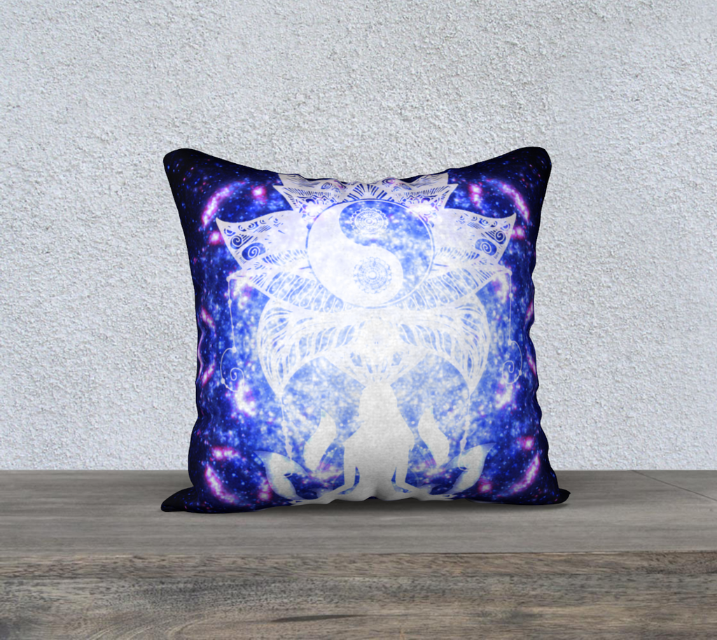 Katerina's Lotus Meditations 18" x 18" Pillow Case