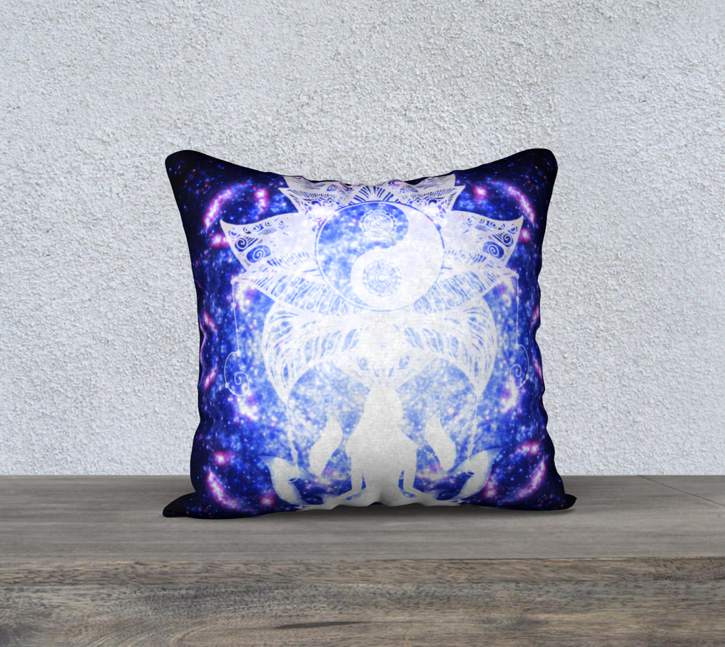 Katerina's Lotus Meditations 18" x 18" Pillow Case
