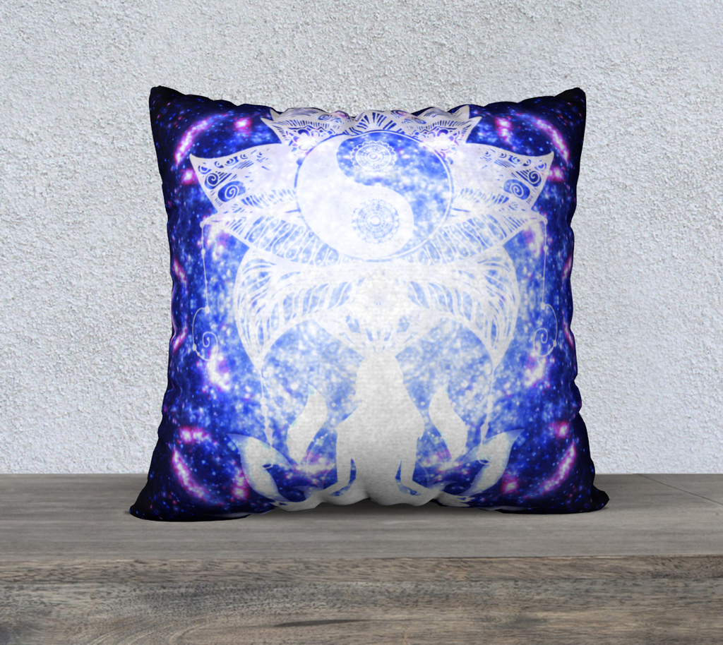 Katerina's Lotus Meditations 22" x 22" Pillow Case