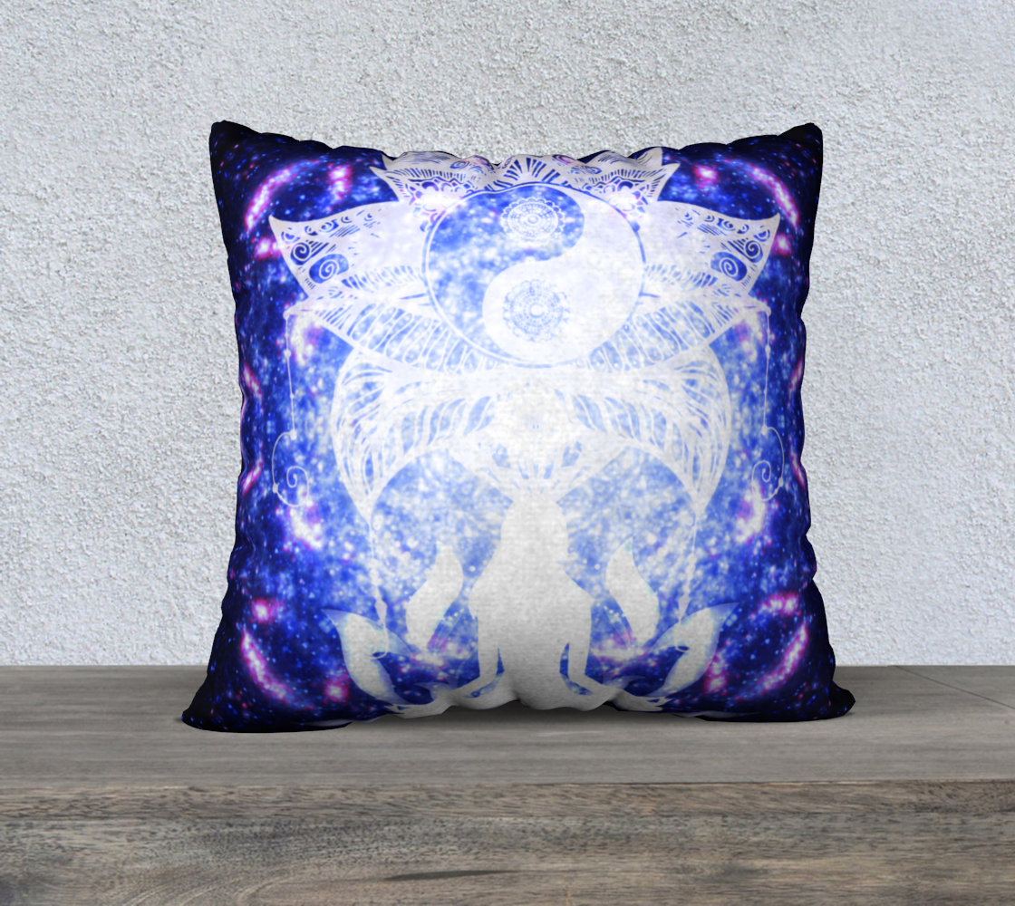 Katerina's Lotus Meditations 22" x 22" Pillow Case