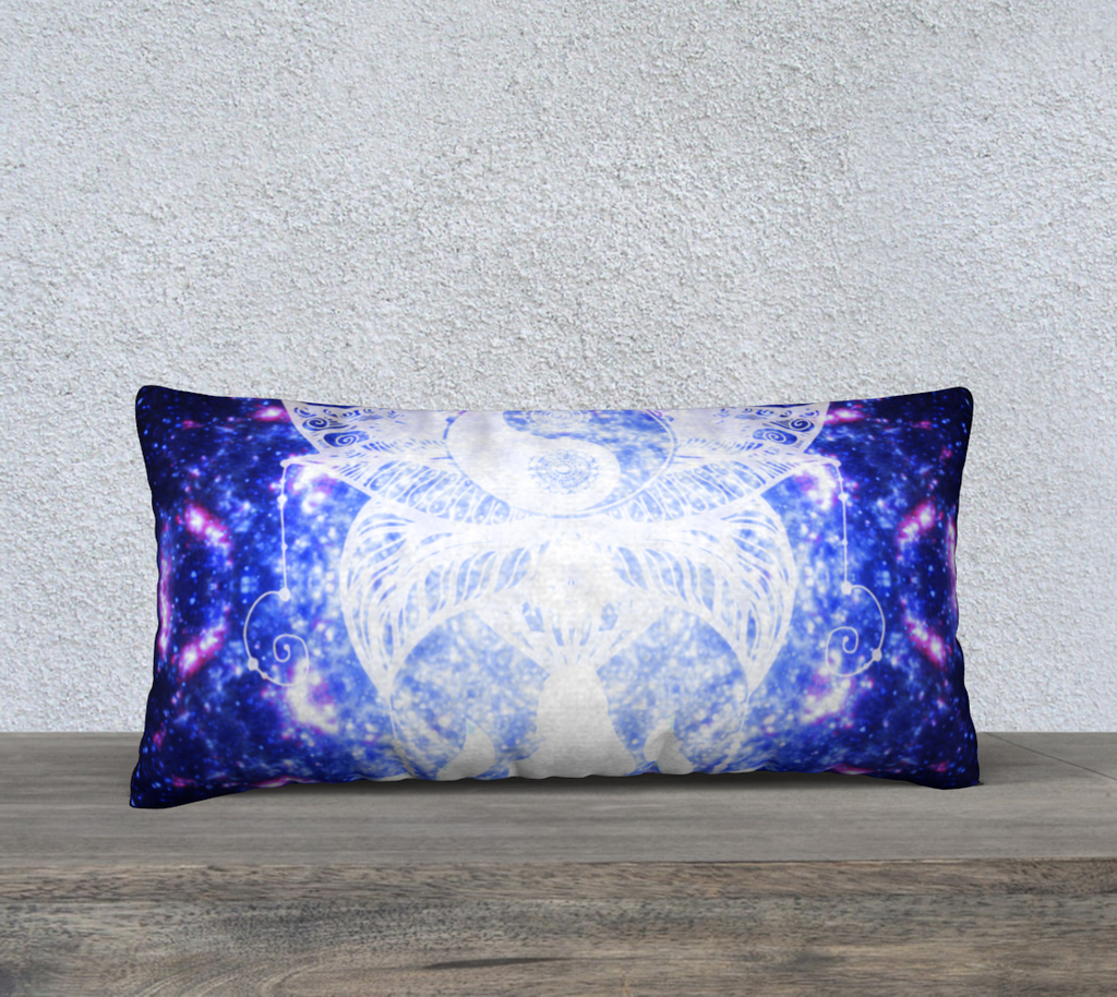 Katerina's Lotus Meditations 24" x 12" Pillow Case
