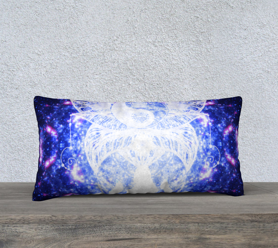 Katerina's Lotus Meditations 24" x 12" Pillow Case