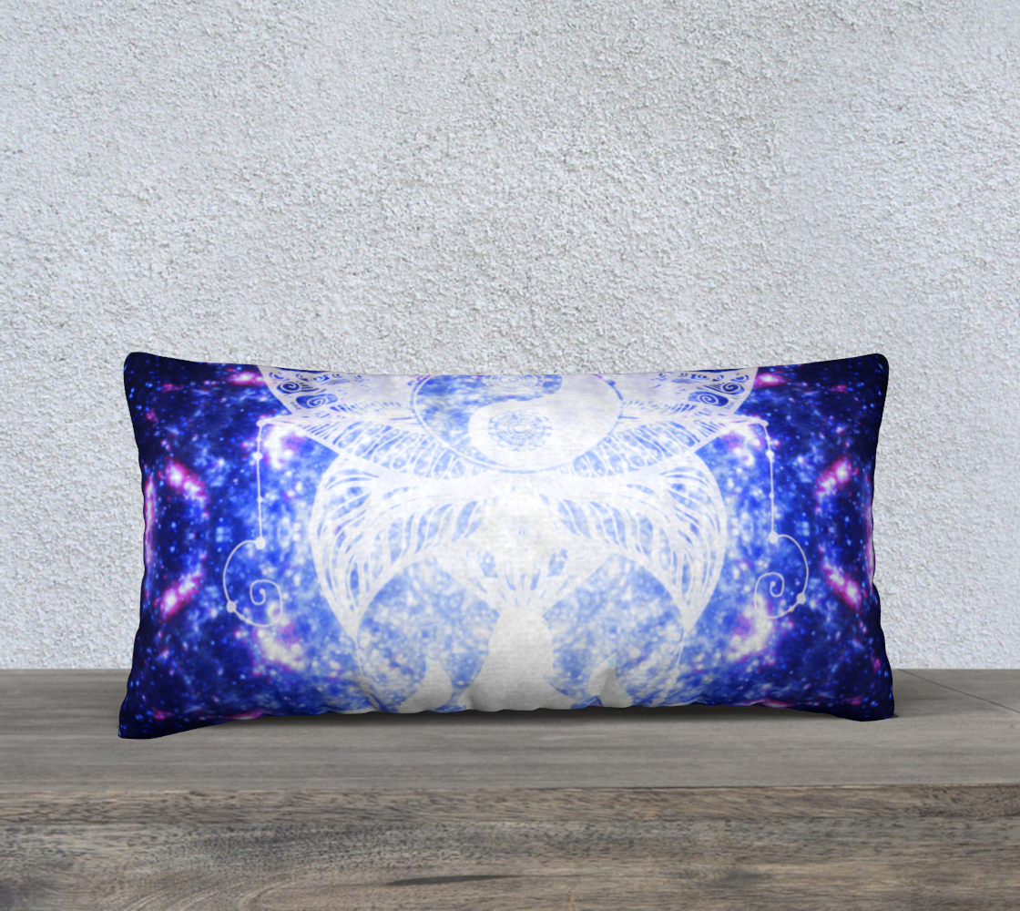 Katerina's Lotus Meditations 24" x 12" Pillow Case