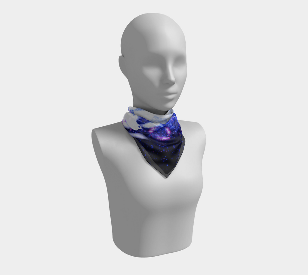 Katerina's Lotus Meditations Square Scarf
