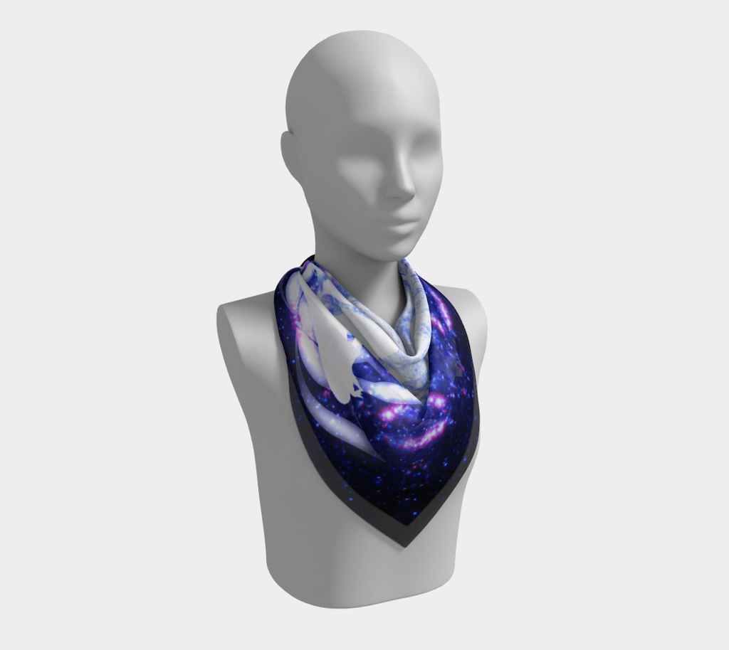 Katerina's Lotus Meditations Square Scarf