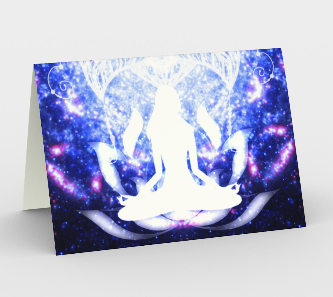 Katerina's Lotus Meditations Stationery Card