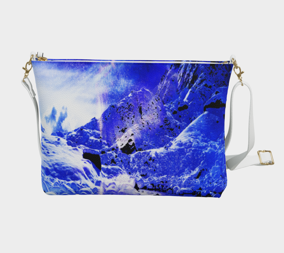 Yule Night Dreams Vegan Leather Crossbody Purse