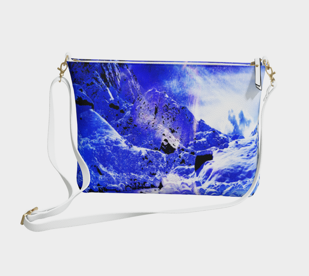 Yule Night Dreams Vegan Leather Crossbody Purse