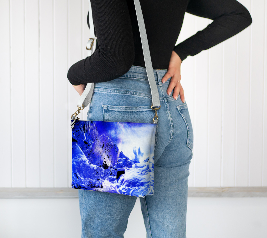 Yule Night Dreams Vegan Leather Crossbody Purse