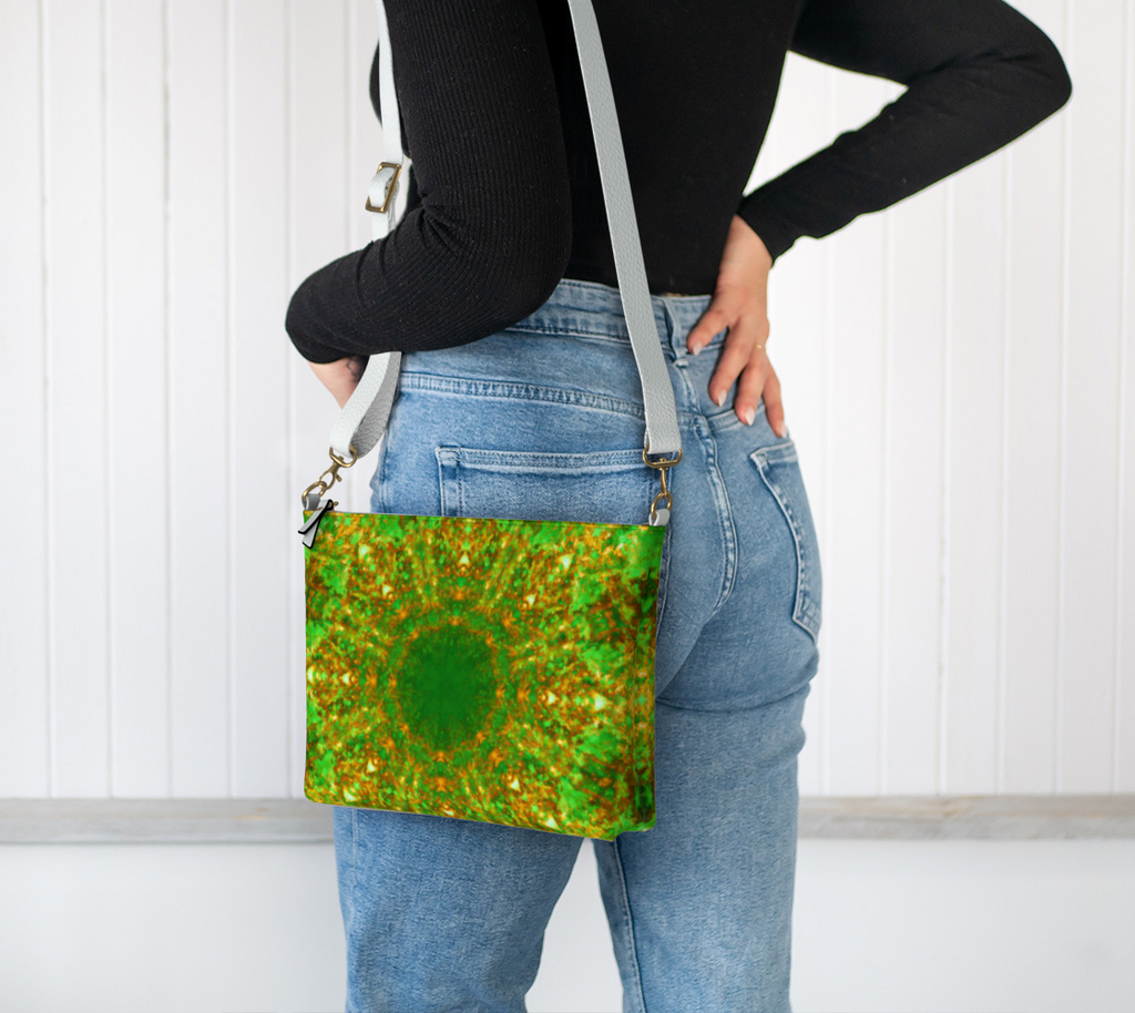 Katerina's Yule Lighted String Desires Vegan Leather Crossbody Purse