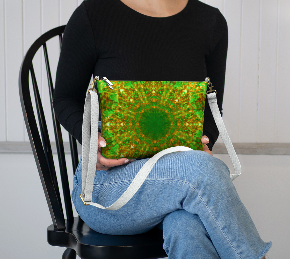 Katerina's Yule Lighted String Desires Vegan Leather Crossbody Purse