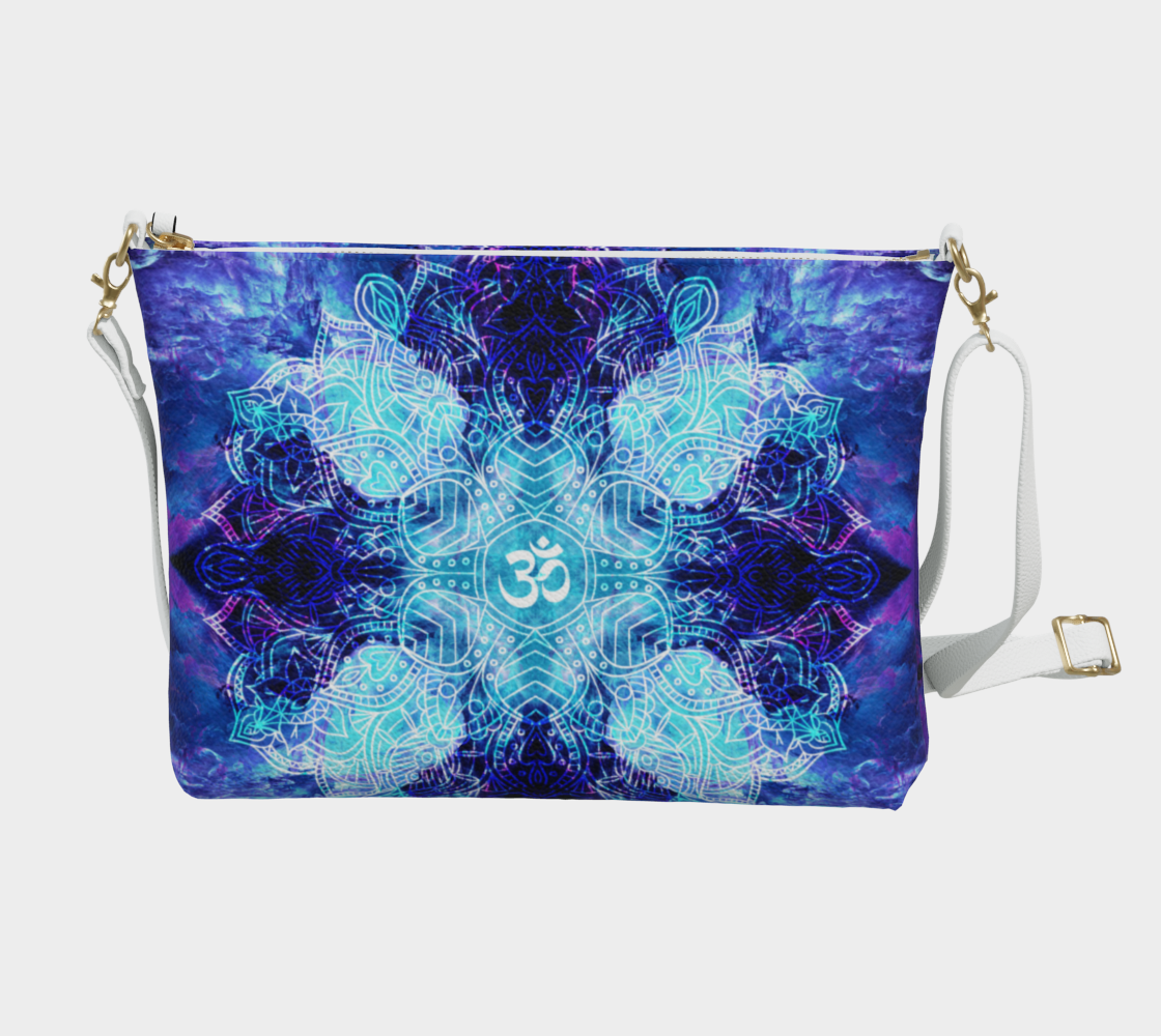 Amen Jin's Dragon's Gate Om Meditations Vegan Leather Crossbody Purse