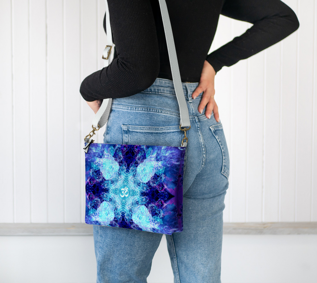 Amen Jin's Dragon's Gate Om Meditations Vegan Leather Crossbody Purse