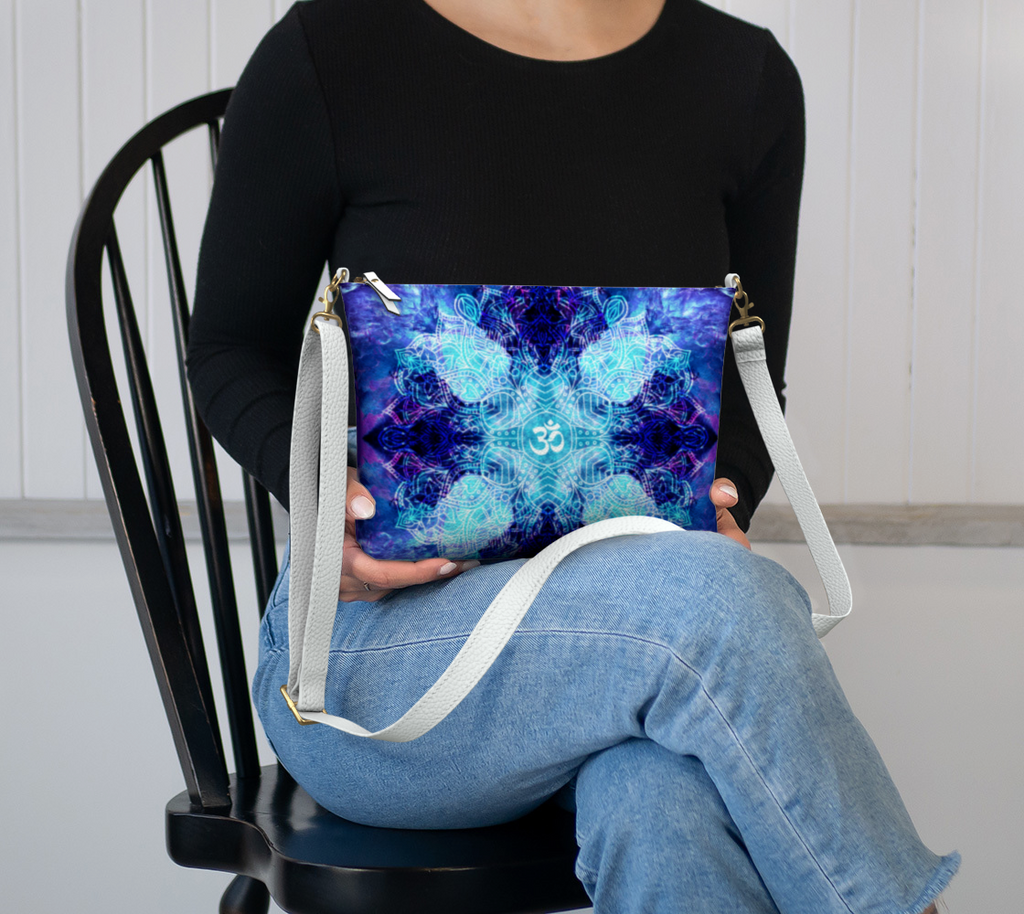 Amen Jin's Dragon's Gate Om Meditations Vegan Leather Crossbody Purse