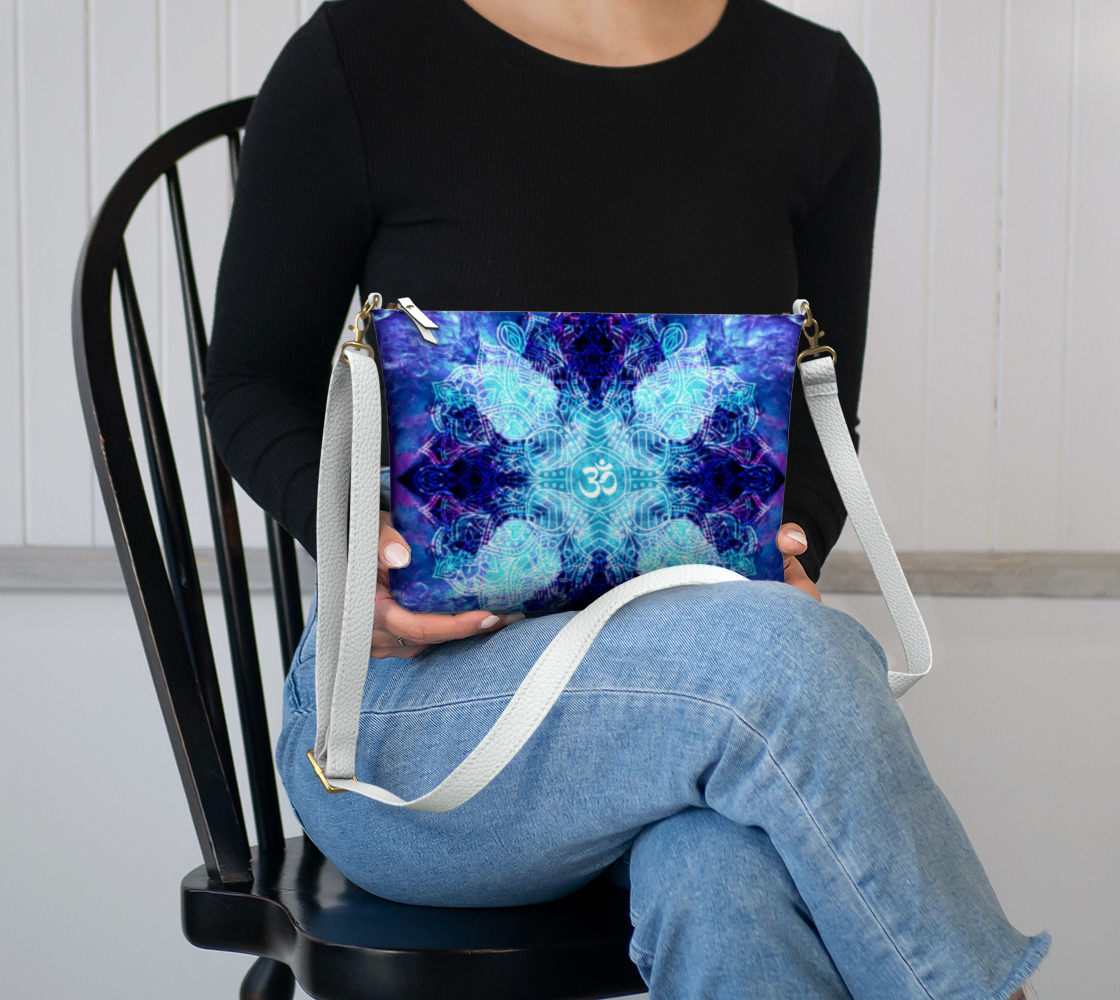 Amen Jin's Dragon's Gate Om Meditations Vegan Leather Crossbody Purse