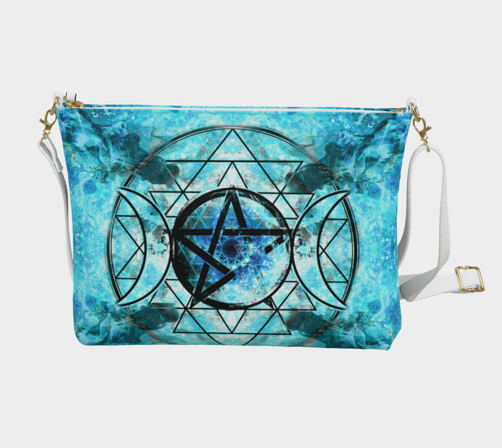 Amen Jin's All the White Horses Triple Goddess Meditations Vegan Leather Crossbody Purse