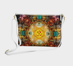 Amen Jin's Desires to Breathe Again Om Meditations Vegan Leather Crossbody Purse