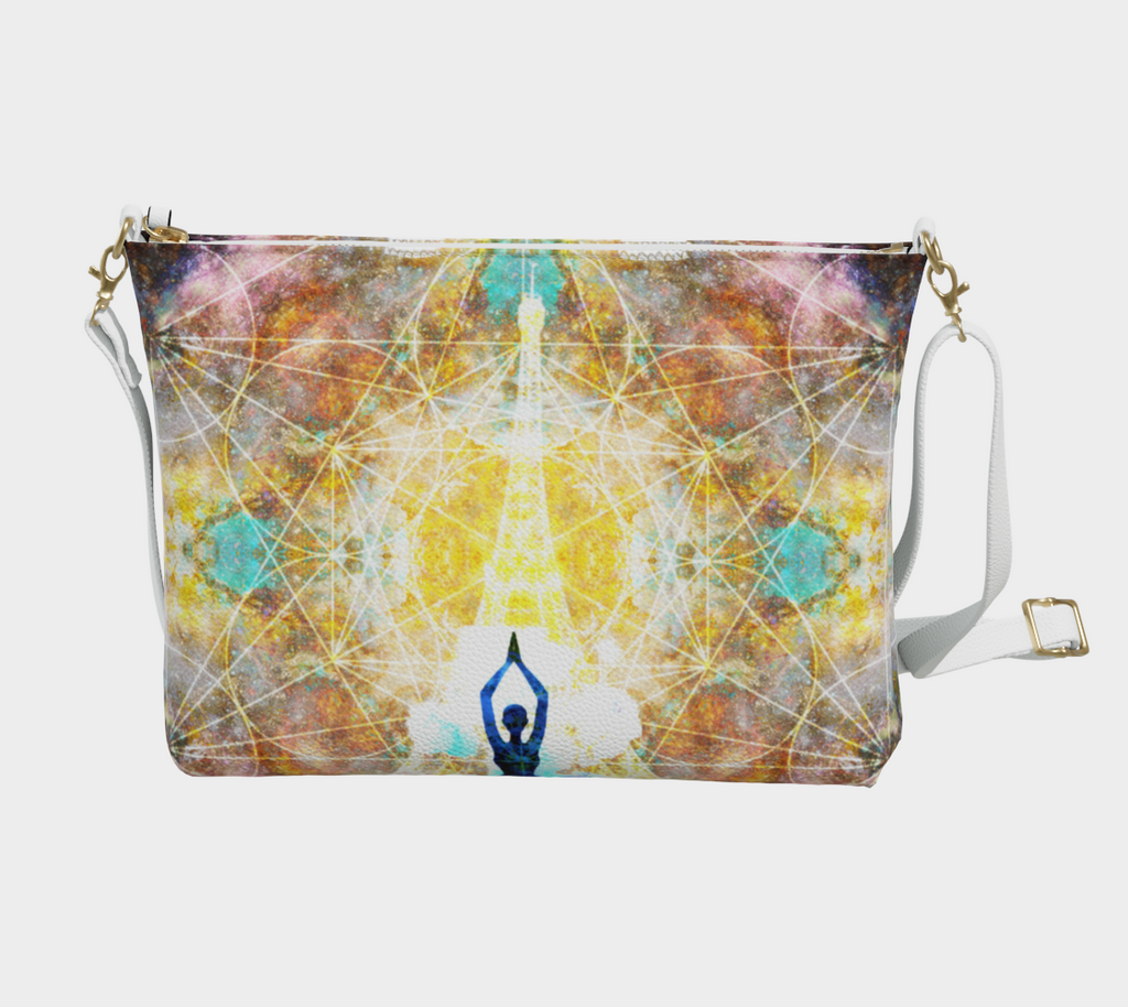 Amen Jin's Desires to Breathe Again Parisian Meditations Vegan Leather Crossbody Purse