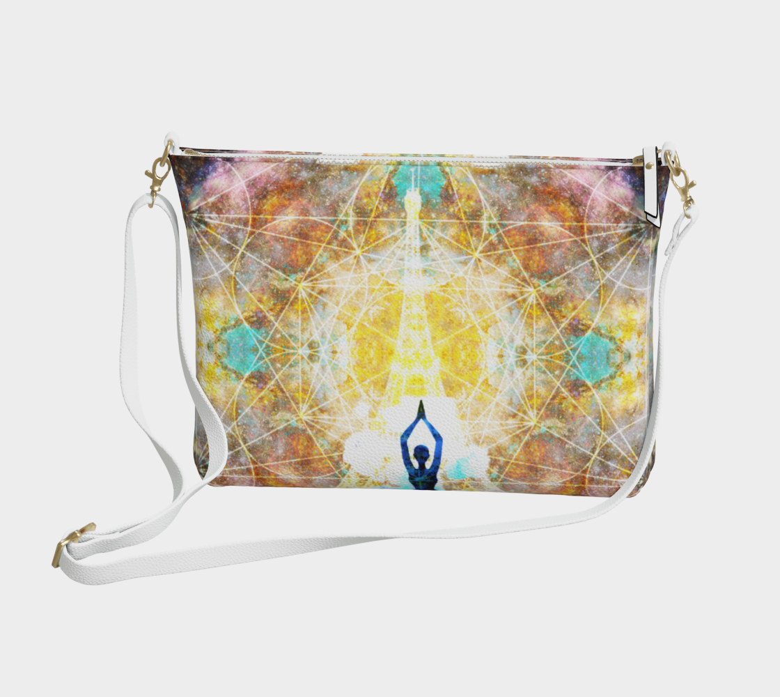 Amen Jin's Desires to Breathe Again Parisian Meditations Vegan Leather Crossbody Purse