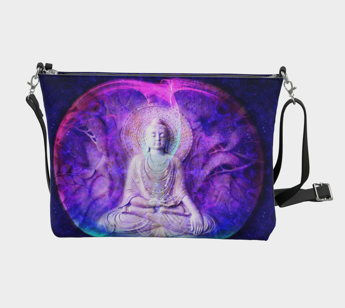 Katerina's Dragon's Eye Stillness Meditations Vegan Leather Crossbody Purse