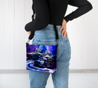 Katerina's on My Way to Neverland Tranquil Garden Dreams Vegan Leather Crossbody Purse