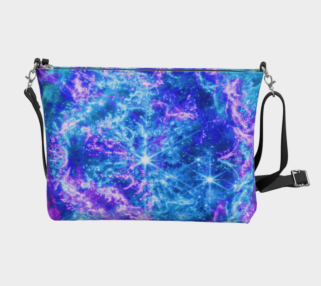 Katerina's Uncertainty in Time and Space Dreams Vegan Leather Crossbody Purse