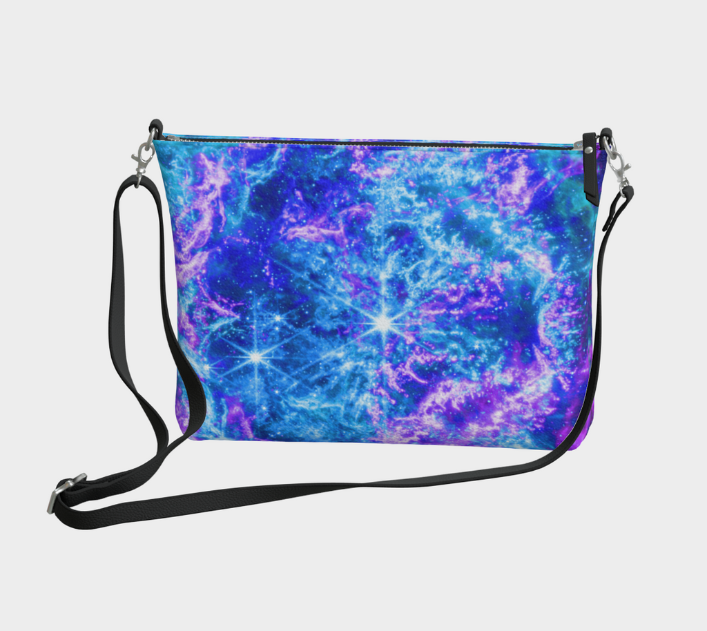 Katerina's Uncertainty in Time and Space Dreams Vegan Leather Crossbody Purse