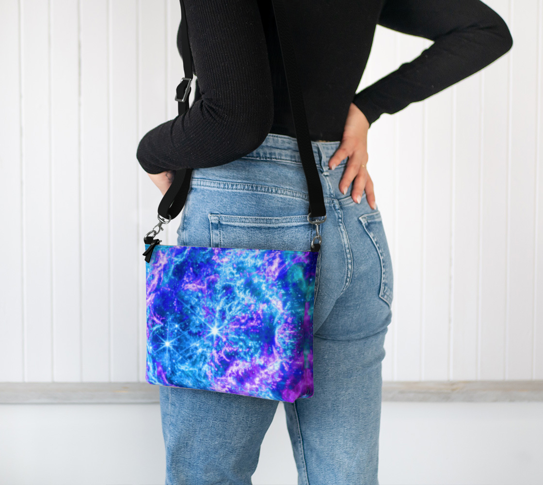Katerina's Uncertainty in Time and Space Dreams Vegan Leather Crossbody Purse