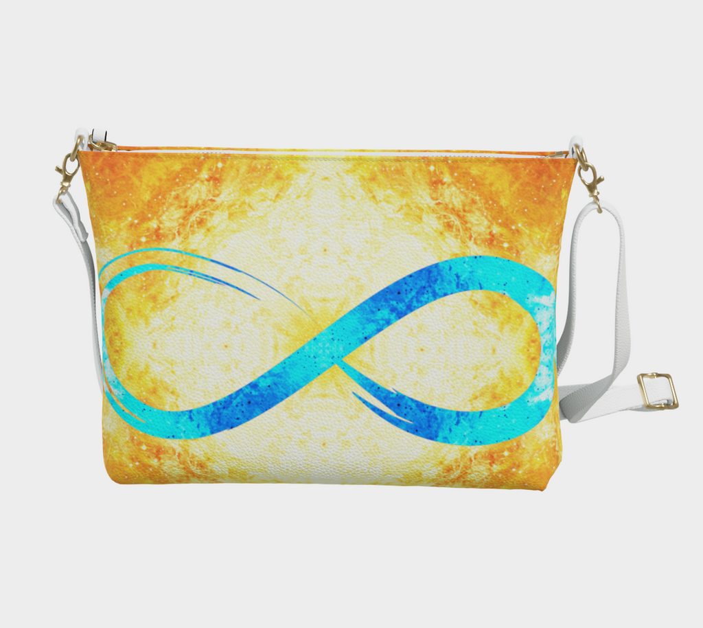 Katerina's Autistic Gold Desires Vegan Leather Crossbody Purse