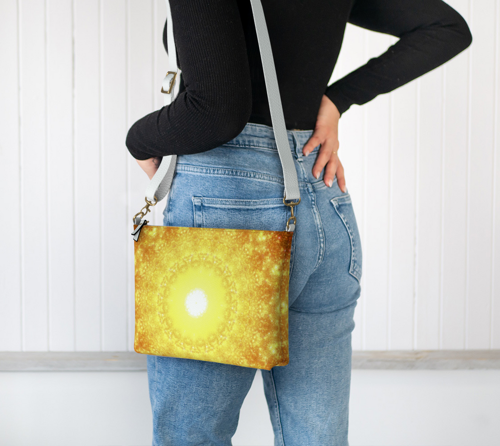 Katerina's Autistic Gold Desires 2024 Vegan Leather Crossbody Purse