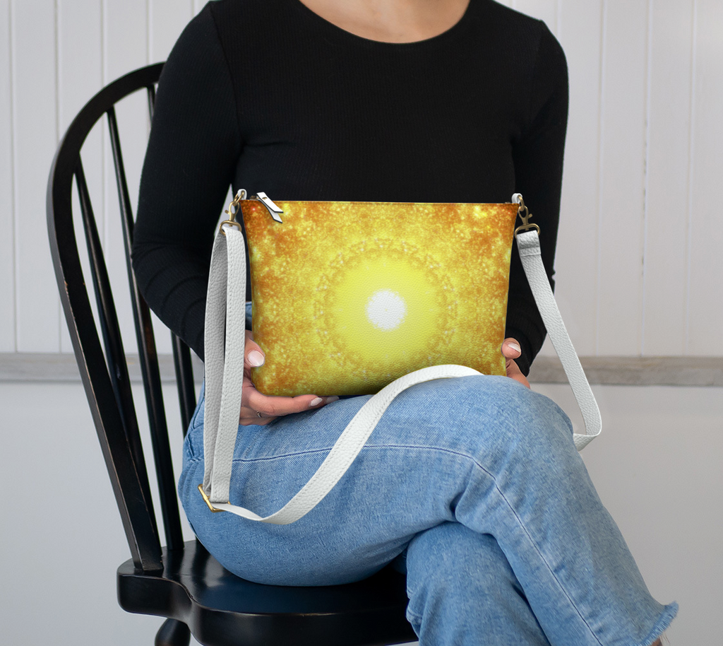 Katerina's Autistic Gold Desires 2024 Vegan Leather Crossbody Purse
