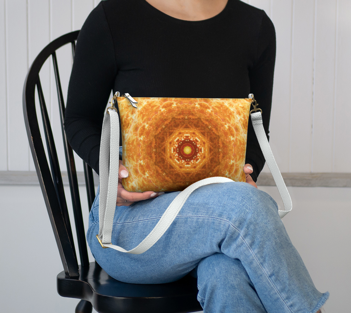 Katerina's Autistic Gold Desires 2023 Vegan Leather Crossbody Purse