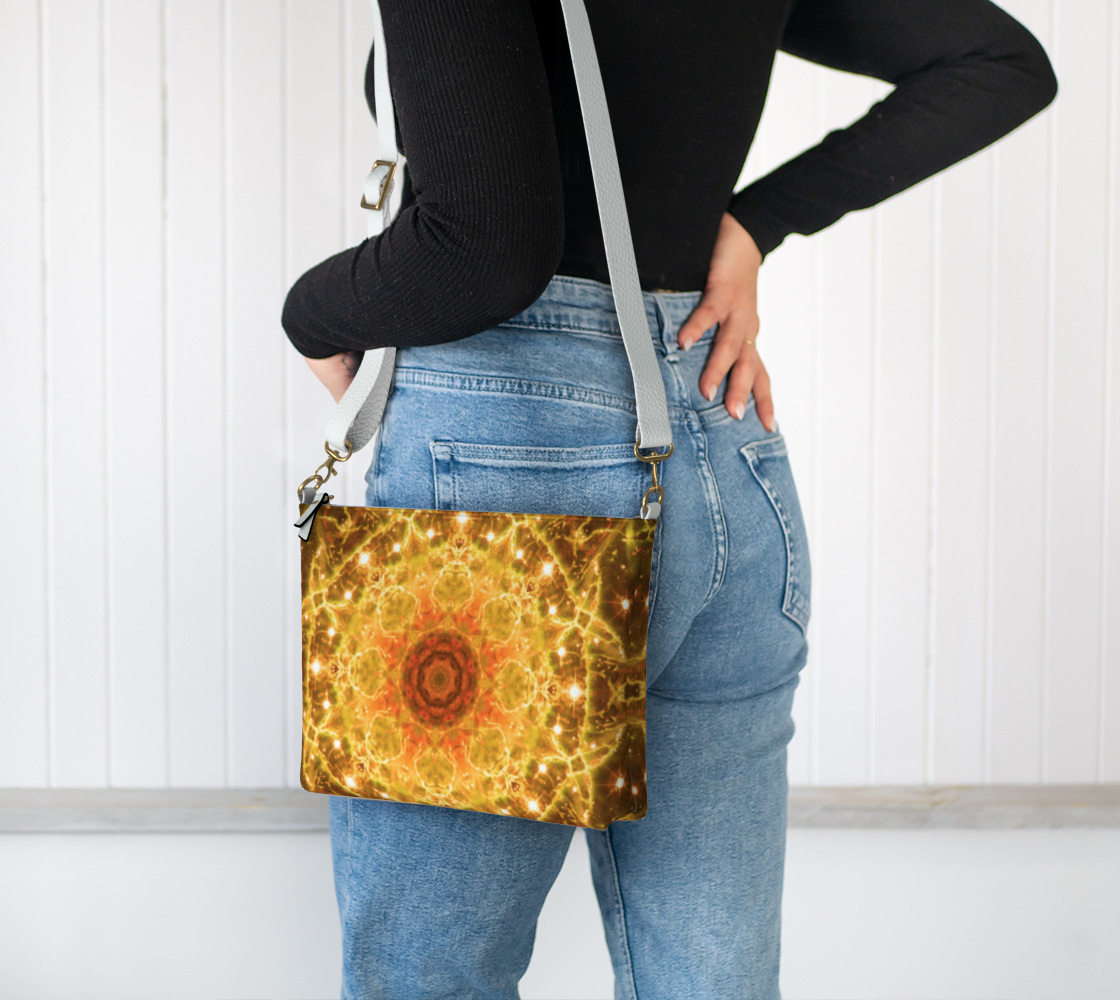 Katerina's Autistic Gold Desires 2022 Vegan Leather Crossbody Purse