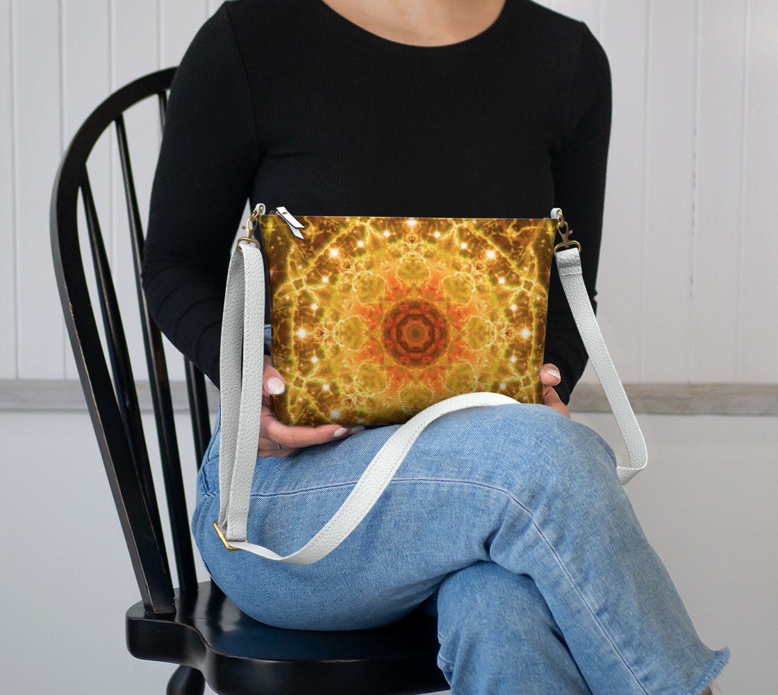 Katerina's Autistic Gold Desires 2022 Vegan Leather Crossbody Purse