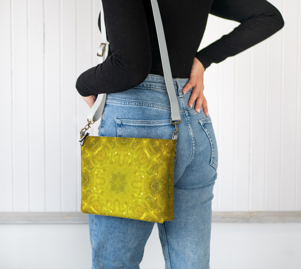 Katerina's Autistic Gold Desires 2021 Vegan Leather Crossbody Purse
