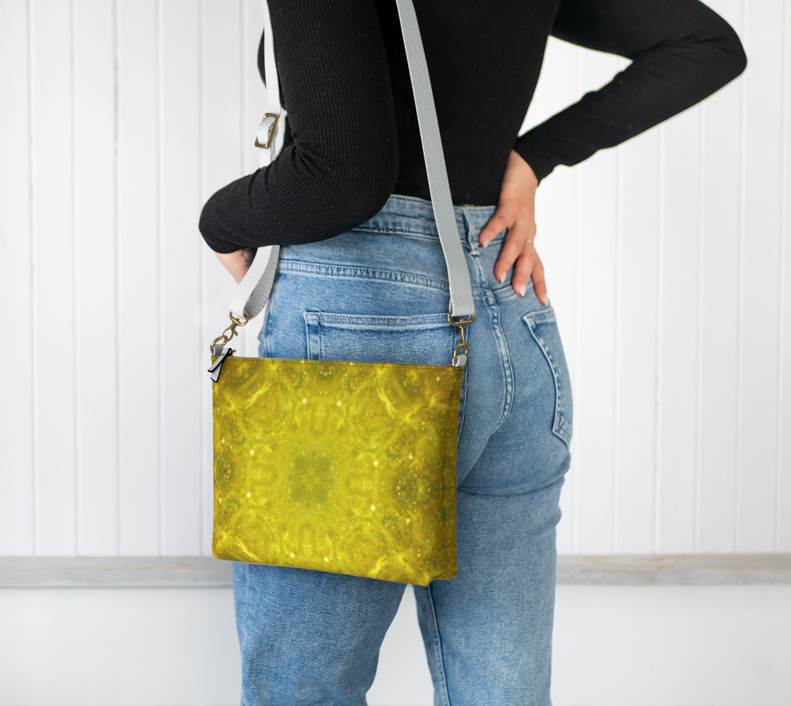Katerina's Autistic Gold Desires 2021 Vegan Leather Crossbody Purse