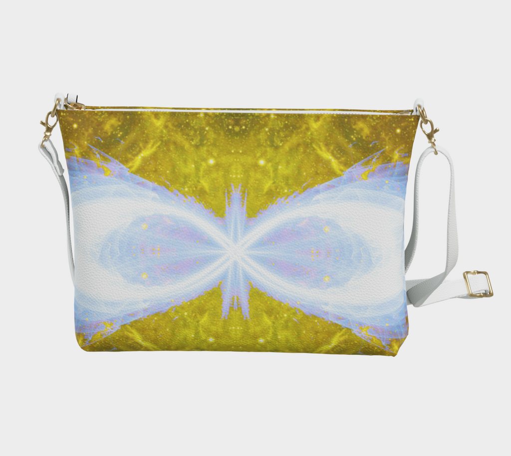 Katerina's Autistic Gold Infinity Desires 2021 Vegan Leather Crossbody Purse
