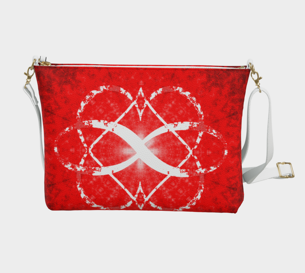Katerina's Battle Symphony Red Instead Desires 2024 Vegan Leather Crossbody Purse