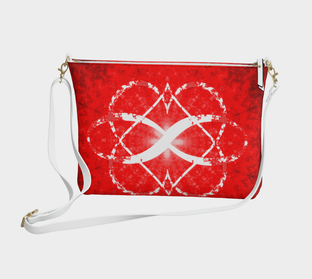 Katerina's Battle Symphony Red Instead Desires 2024 Vegan Leather Crossbody Purse