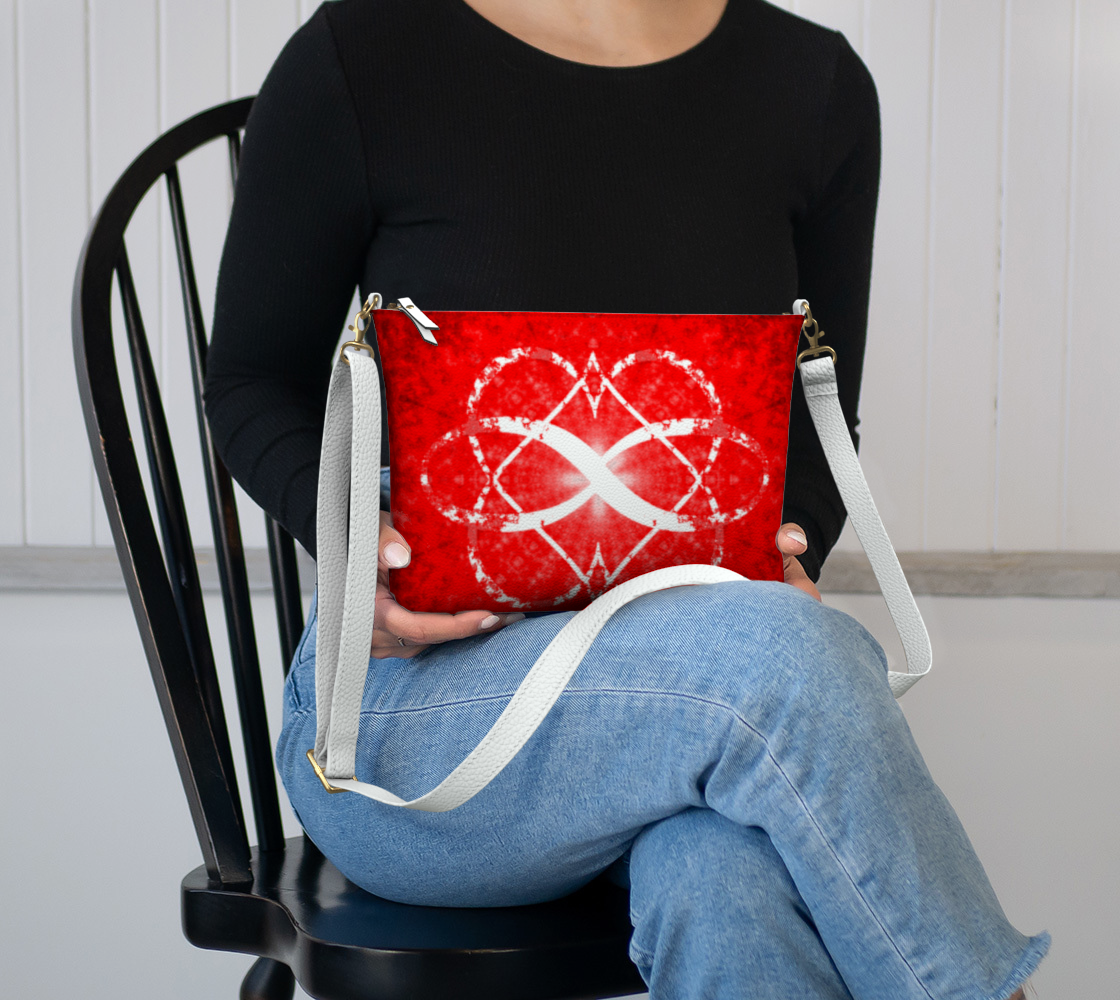 Katerina's Battle Symphony Red Instead Desires 2024 Vegan Leather Crossbody Purse