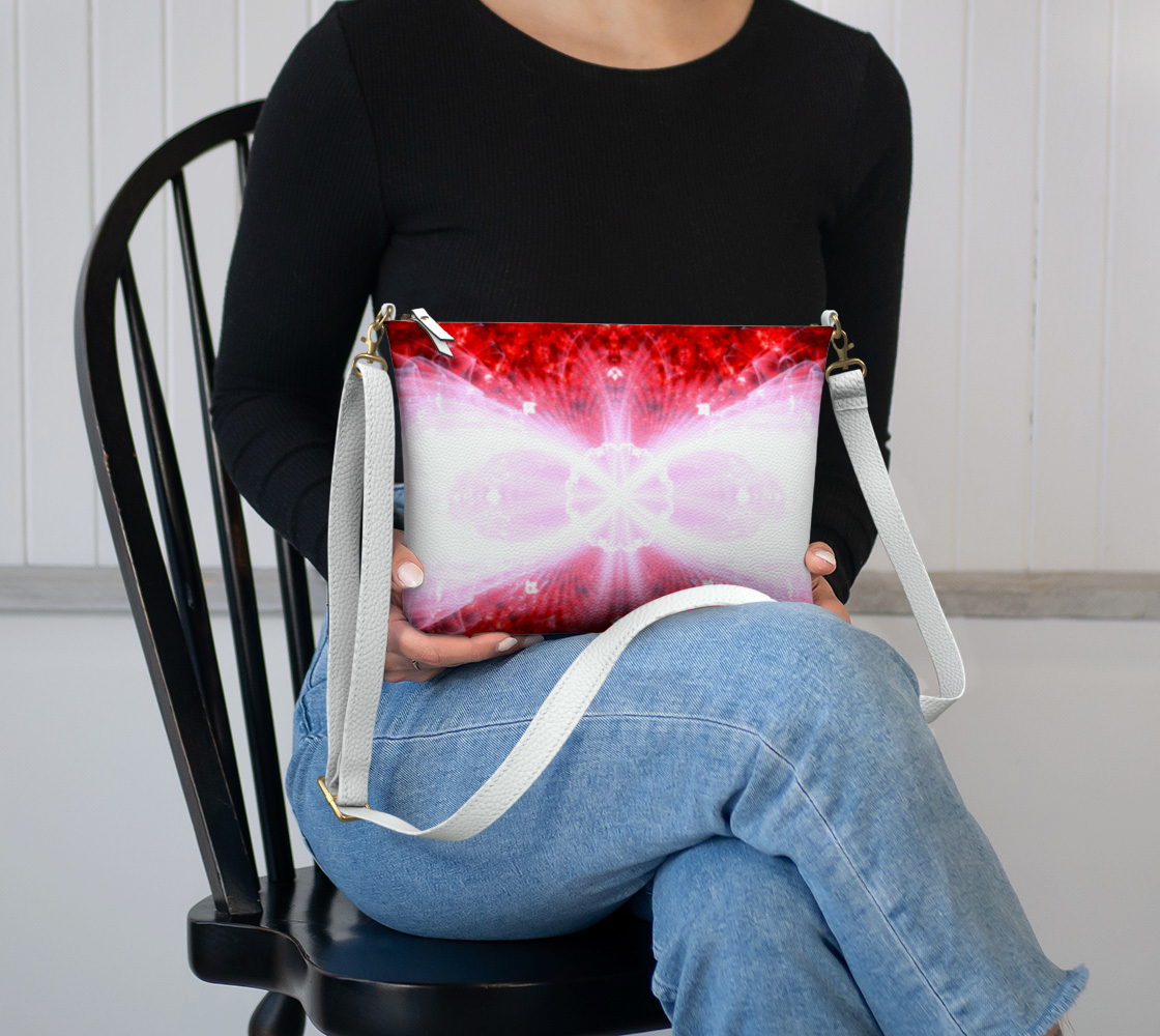 Katerina's Battle Symphony Red Instead Desires 2022 Vegan Leather Crossbody Purse