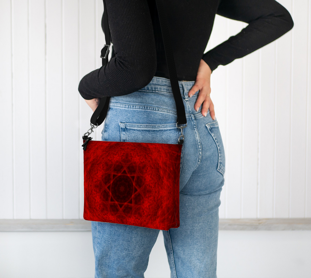Katerina's China Roses Desires Vegan Leather Crossbody Purse