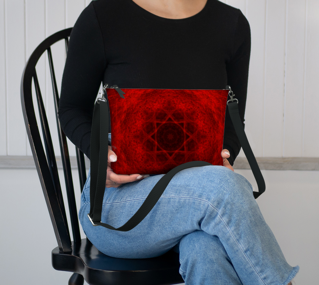 Katerina's China Roses Desires Vegan Leather Crossbody Purse