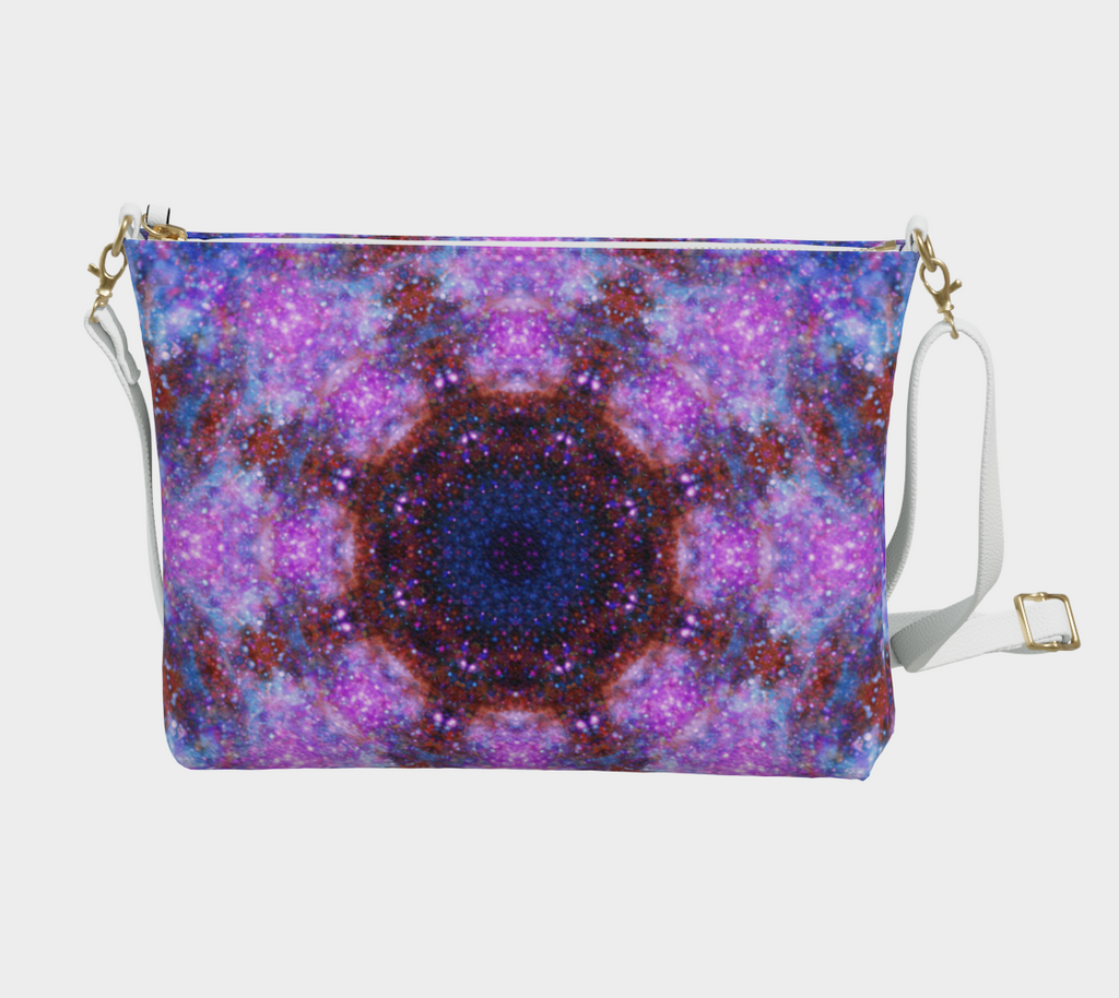 Katerina's Stripped Desires Vegan Leather Crossbody Purse