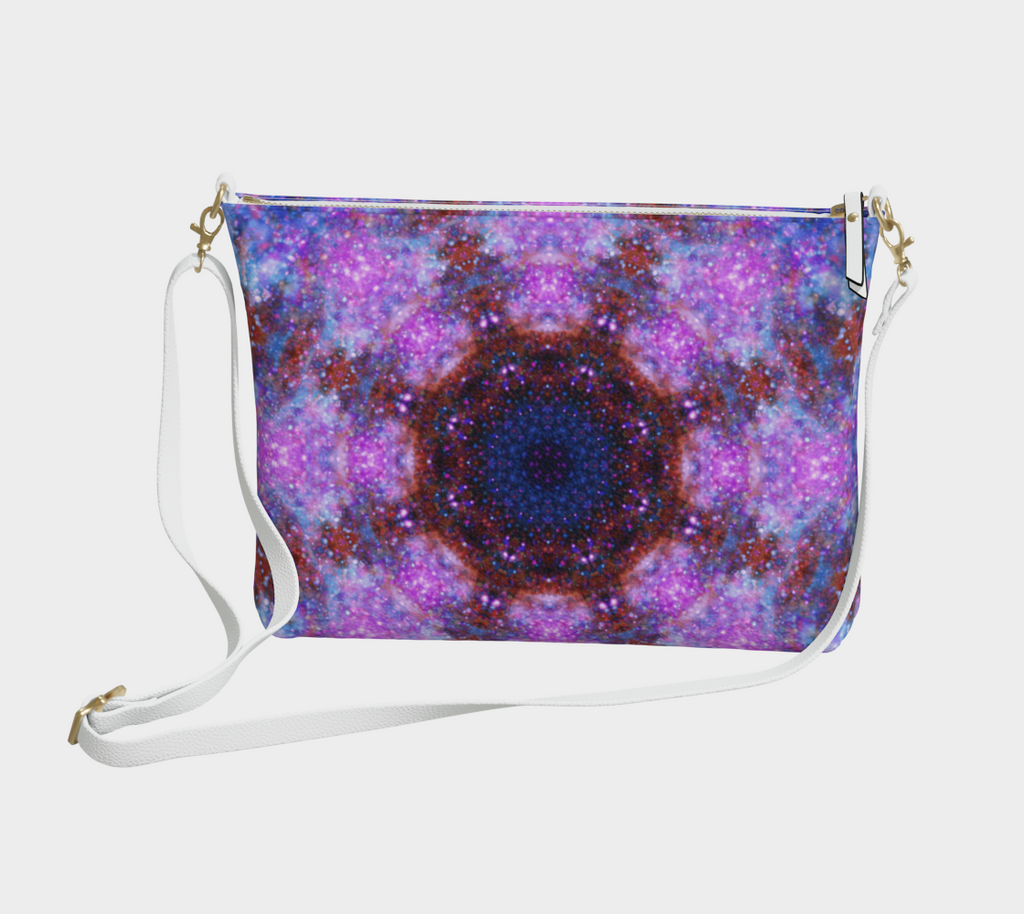 Katerina's Stripped Desires Vegan Leather Crossbody Purse
