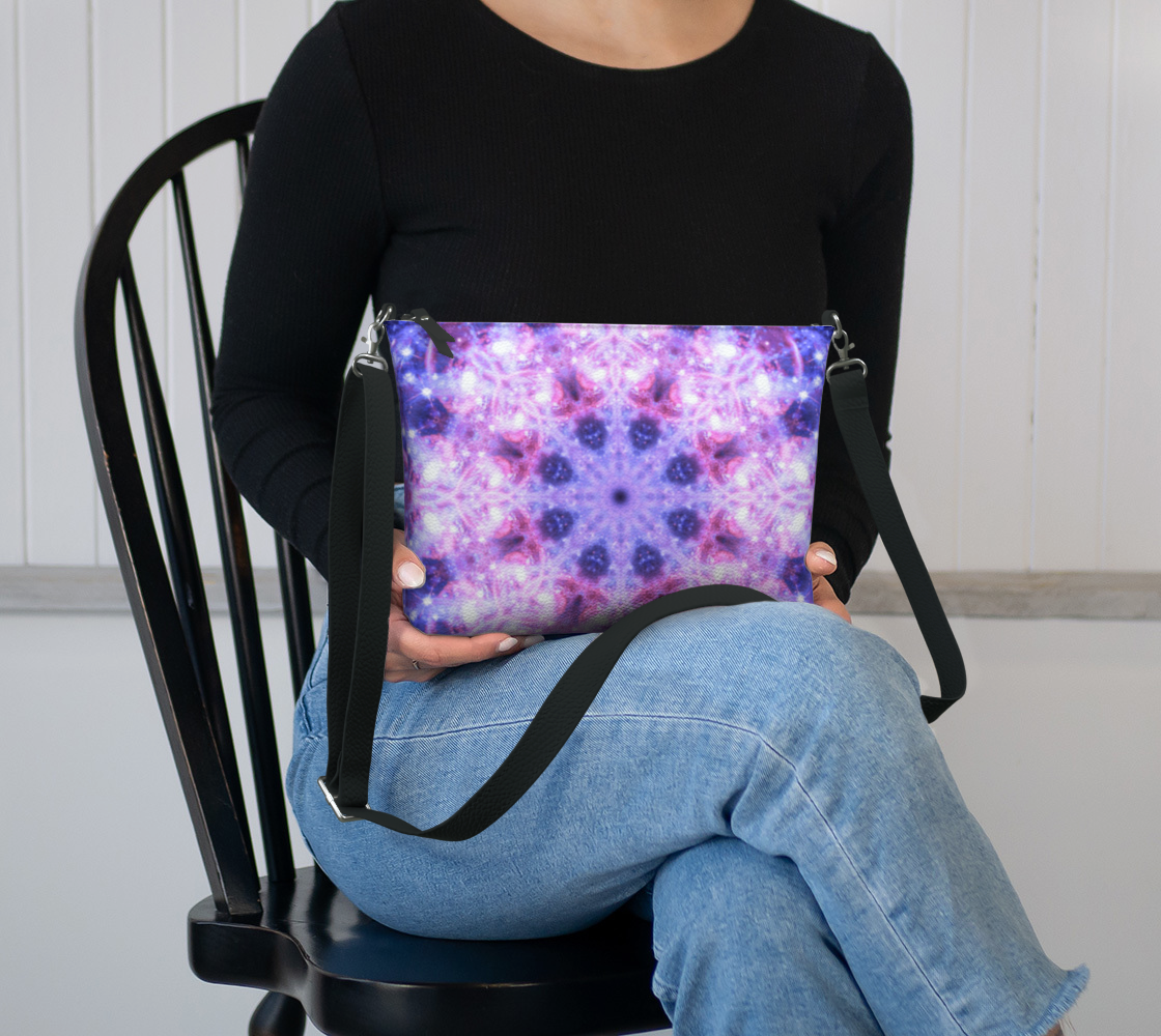 Katerina's Per Tempus et Spatium Desideria Vegan Leather Crossbody Purse
