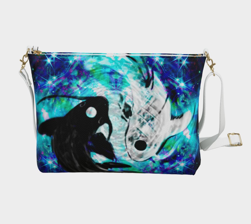 Katerina's Now and Forever Desires Koi Dreams Vegan Leather Crossbody Purse