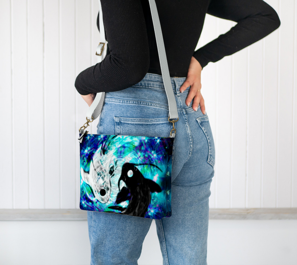 Katerina's Now and Forever Desires Koi Dreams Vegan Leather Crossbody Purse