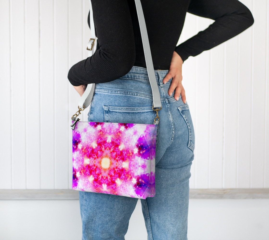 Katerina's Dreams of Angels Desires Vegan Leather Crossbody Purse