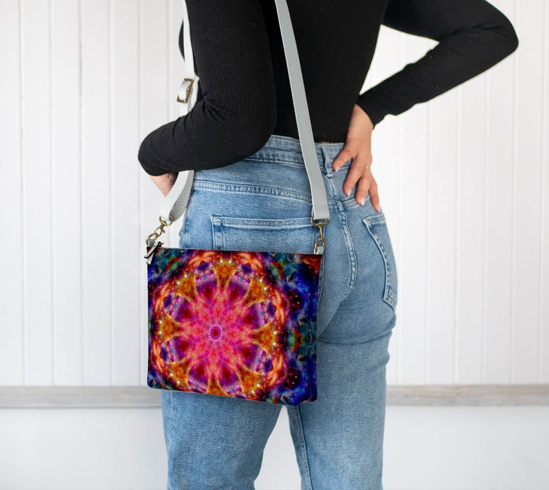 Katerina's est Arcus Superbiam Desideria Vegan Leather Crossbody Purse